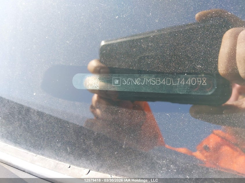 2013 Chevrolet Trax 2Lt VIN: 3GNCJMSB4DL144098 Lot: 12579418