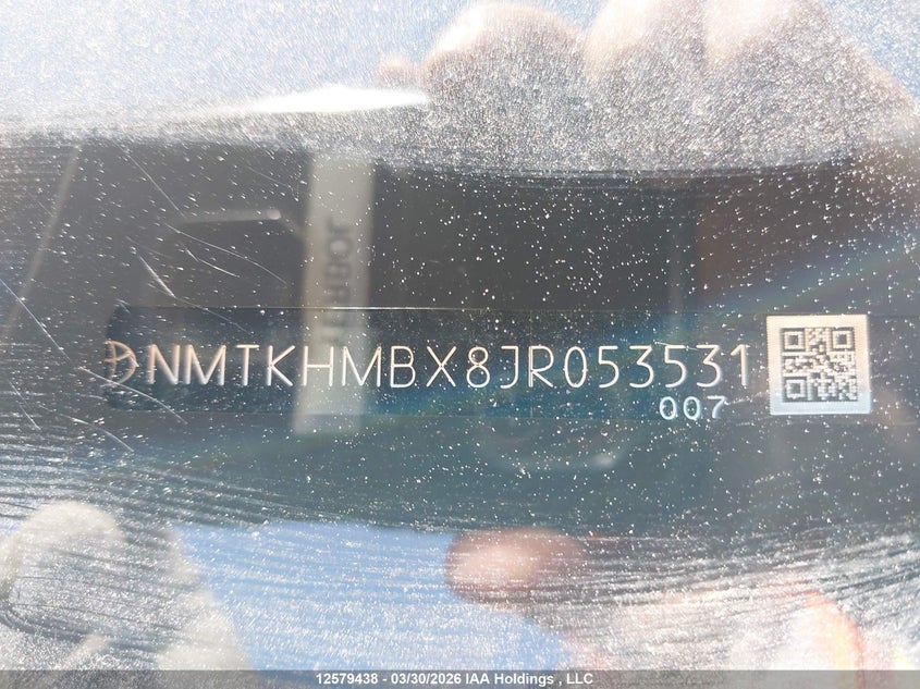 2018 Toyota C-Hr VIN: NMTKHMBX8JR053531 Lot: 12579438