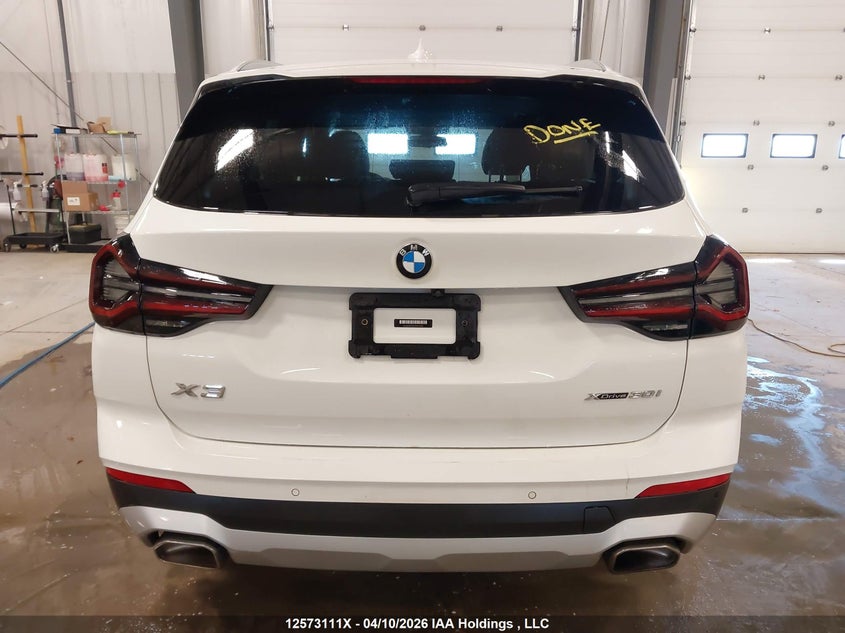 2023 BMW X3 xDrive30I VIN: 5UX53DP05P9S47240 Lot: 12573111x