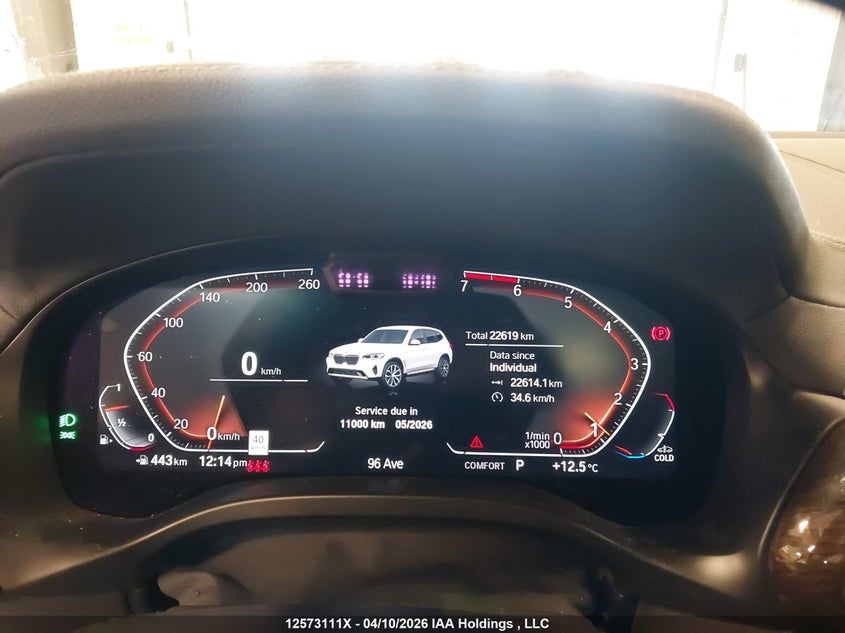 2023 BMW X3 xDrive30I VIN: 5UX53DP05P9S47240 Lot: 12573111x