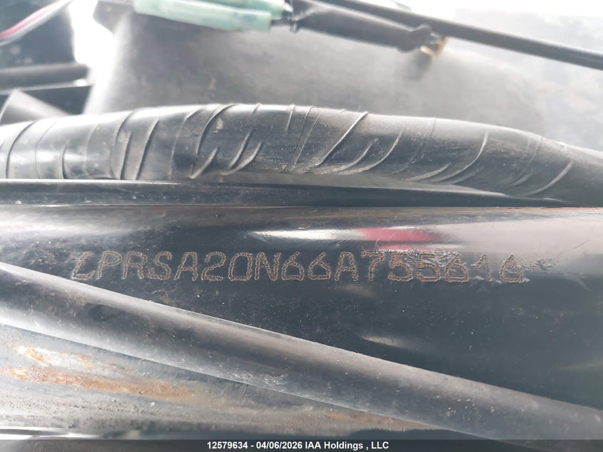 2006 Yamaha Yw50 VIN: LPRSA20N66A755616 Lot: 12579634