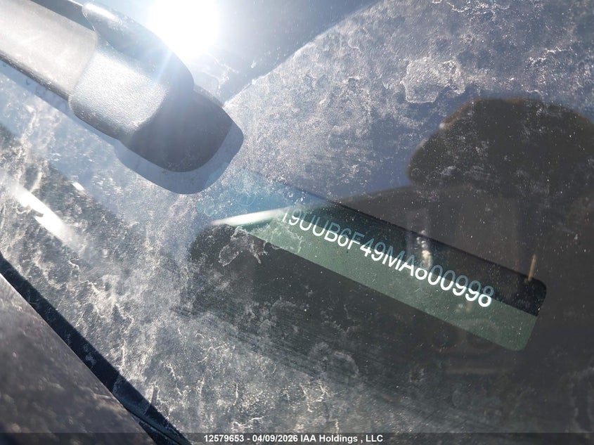 2021 Acura Tlx Tech VIN: 19UUB6F49MA800998 Lot: 12579653