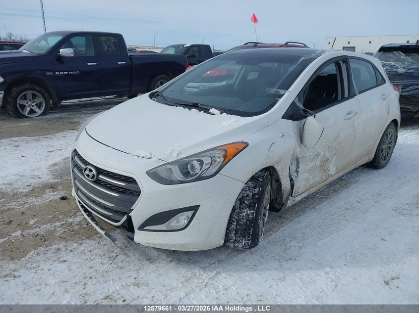 2016 Hyundai Elantra Gt Gls, Left Side, IAAI, VIN KMHD35LH5GU336443 — photo 2