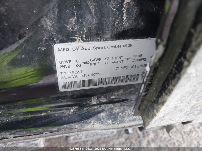 2025 AUDI RS3 SEDAN 2.5L I-5 DI, DOHC, VVT, TURBO, 394HP