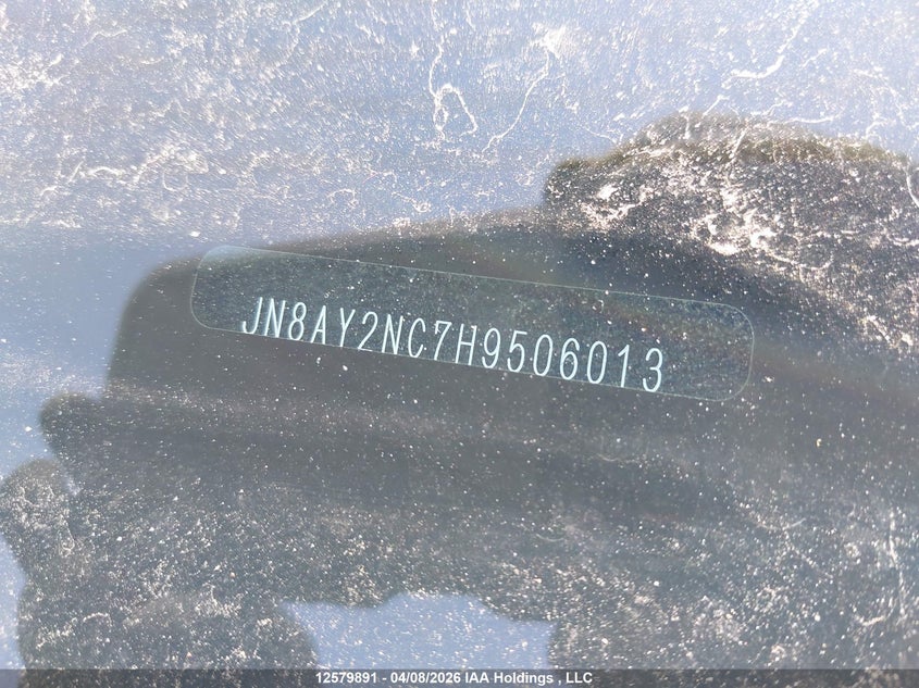 2017 Nissan Armada VIN: JN8AY2NC7H9506013 Lot: 12579891