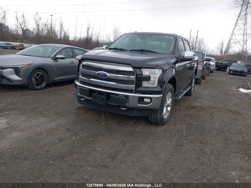 2015 Ford F-150 5.0 Supercrew Black Lot 111012579895 Vin 1FTEW1EF7FFB09830