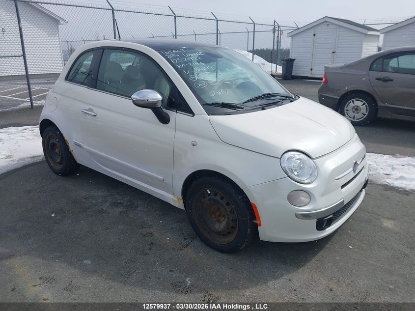 3C3CFFCR8ET164894 2014 Fiat 500 Lounge auction photo 1