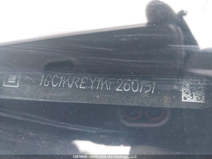 2019 Chevrolet Silverado 2500Hd VIN: 1GC1KREY1KF260151 Lot: 12579985