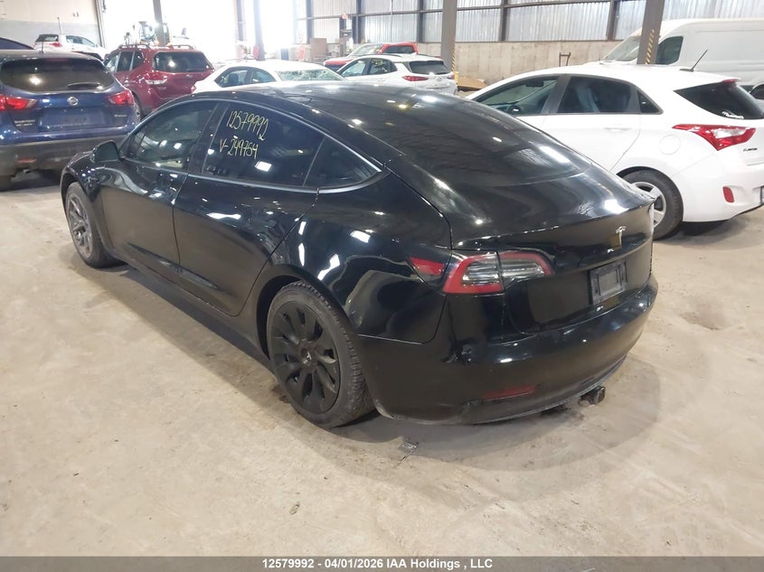 2022 TESLA MODEL 3 SEDAN ELECTRIC