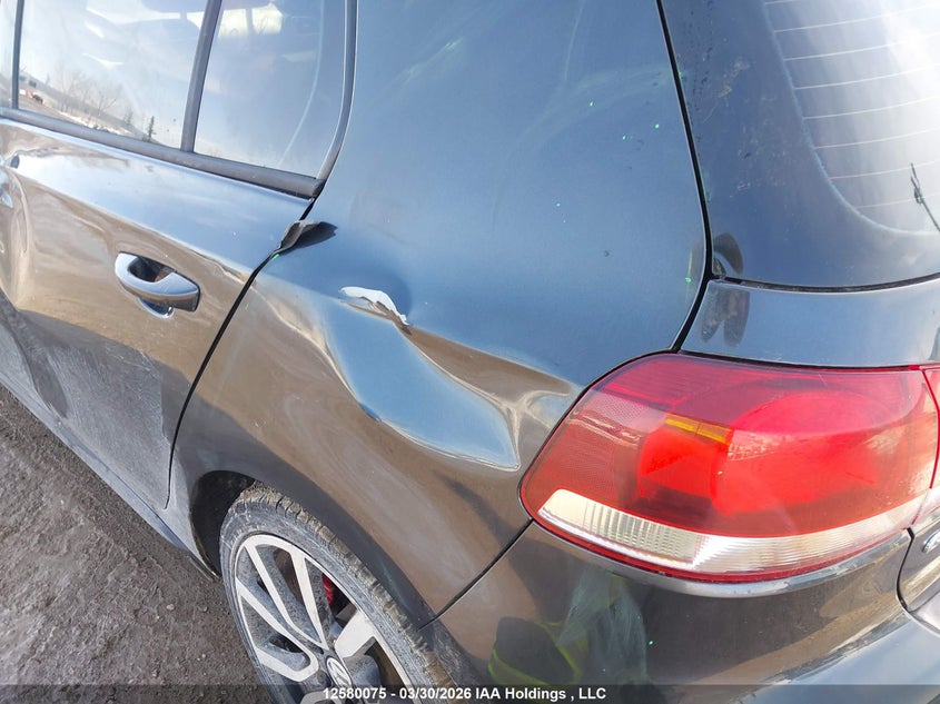 2013 Volkswagen Gti VIN: WVWGV7AJ6DW118279 Lot: 12580075