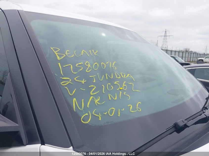 2024 Toyota Tundra VIN: 5TFLA5DB6RX210562 Lot: 12580076