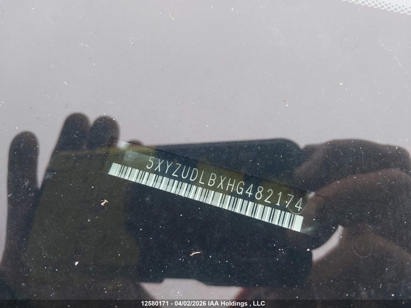 2017 Hyundai Santa Fe Sport 2.4 Se VIN: 5XYZUDLBXHG482174 Lot: 12580171