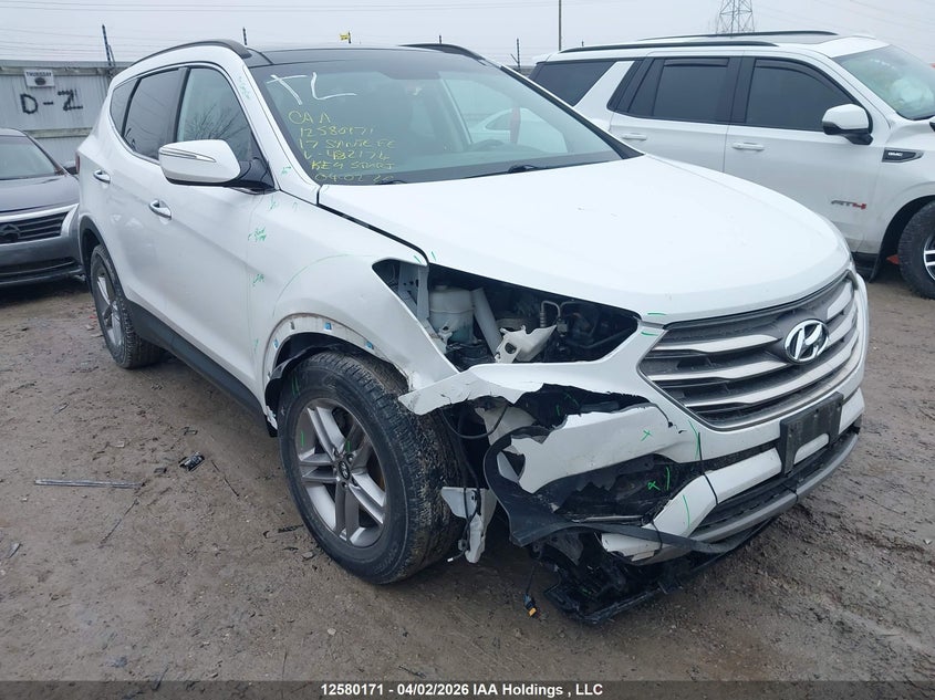 2017 Hyundai Santa Fe Sport 2.4 Se VIN: 5XYZUDLBXHG482174 Lot: 12580171