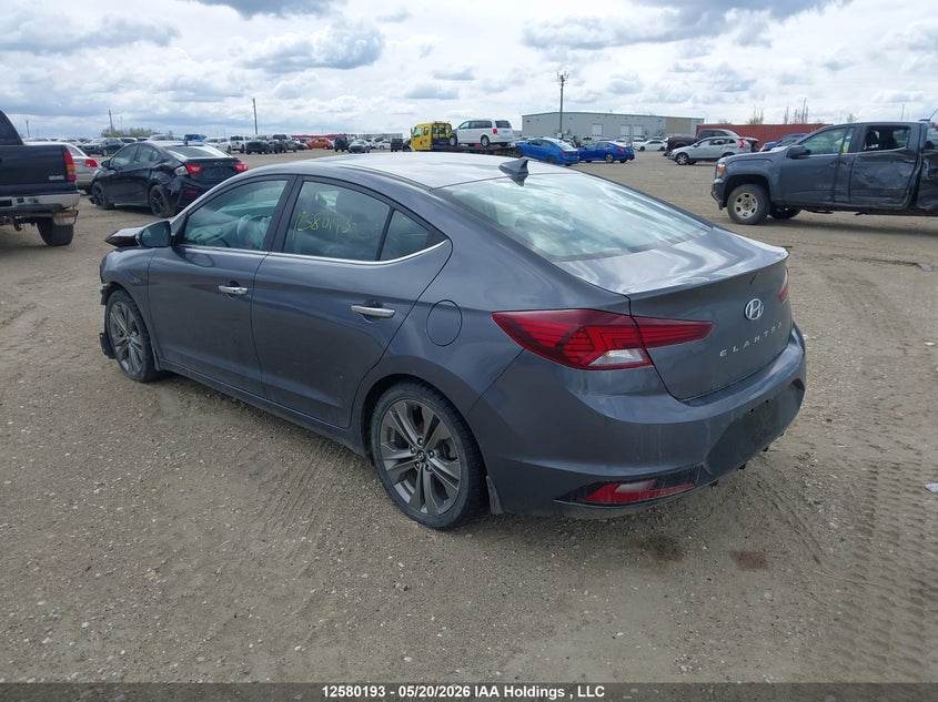 Vin: kmhd84lf3ku877042, lot: 2975444, hyundai elantra sel/value/limited 20193