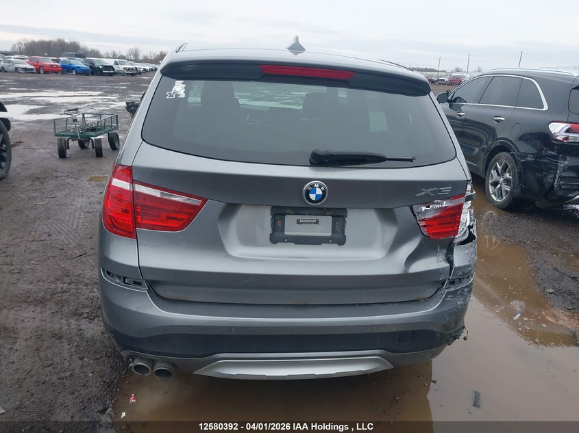 2017 BMW X3 xDrive28I VIN: 5UXWX9C31H0T22737 Lot: 12580392