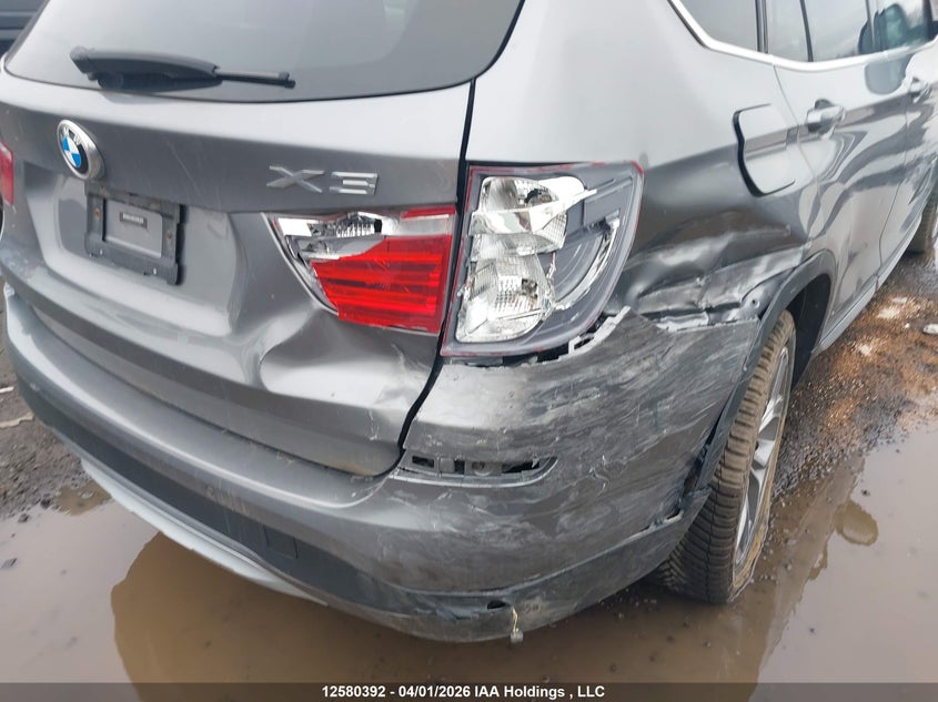 2017 BMW X3 xDrive28I VIN: 5UXWX9C31H0T22737 Lot: 12580392
