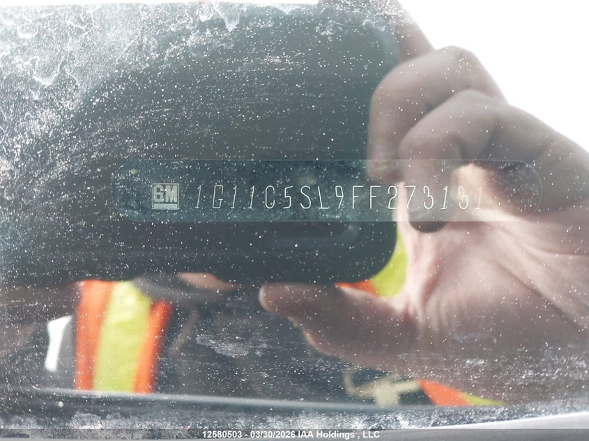 2015 Chevrolet Malibu 1Lt VIN: 1G11C5SL9FF273131 Lot: 12580503