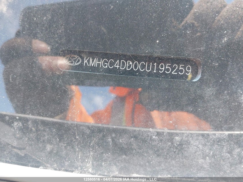 2012 Hyundai Genesis 3.8 Technology VIN: KMHGC4DD0CU195259 Lot: 12580516