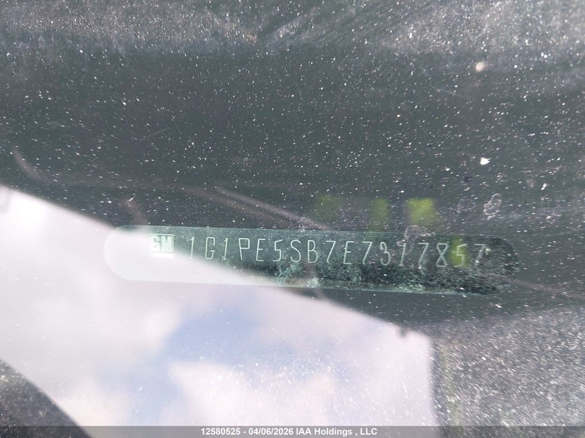 2014 Chevrolet Cruze 2Lt VIN: 1G1PE5SB7E7317857 Lot: 12580525