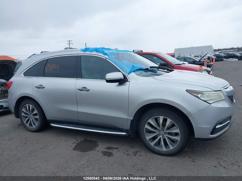 2014 Acura Mdx Technology VIN: 5FRYD4H45EB502743 Lot: 12580543