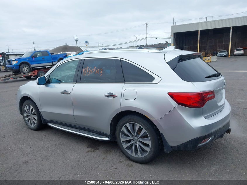2014 Acura Mdx Technology VIN: 5FRYD4H45EB502743 Lot: 12580543