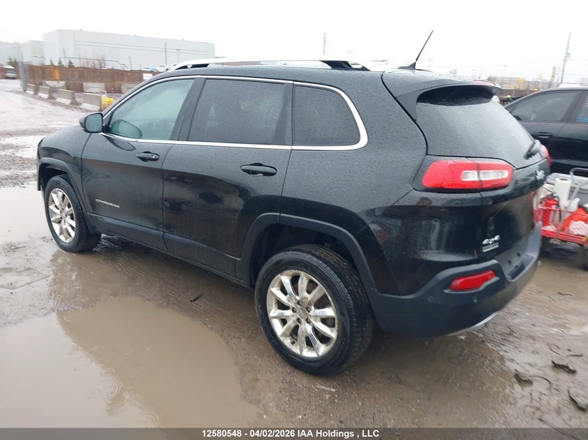 Vin: 1c4pjmds2ew253288, lot: 2975828, jeep cherokee limited 20143