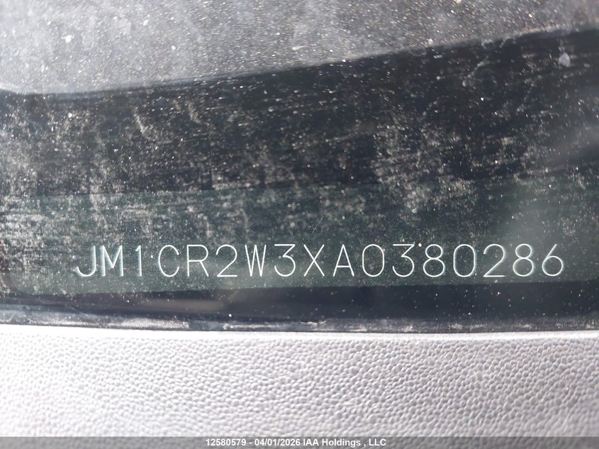 2010 Mazda 5 VIN: JM1CR2W3XA0380286 Lot: 12580579