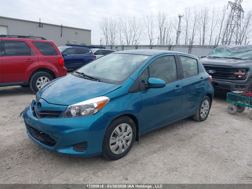 Vin: jtdktud31cd531670, lot: 2975898, toyota yaris 20122