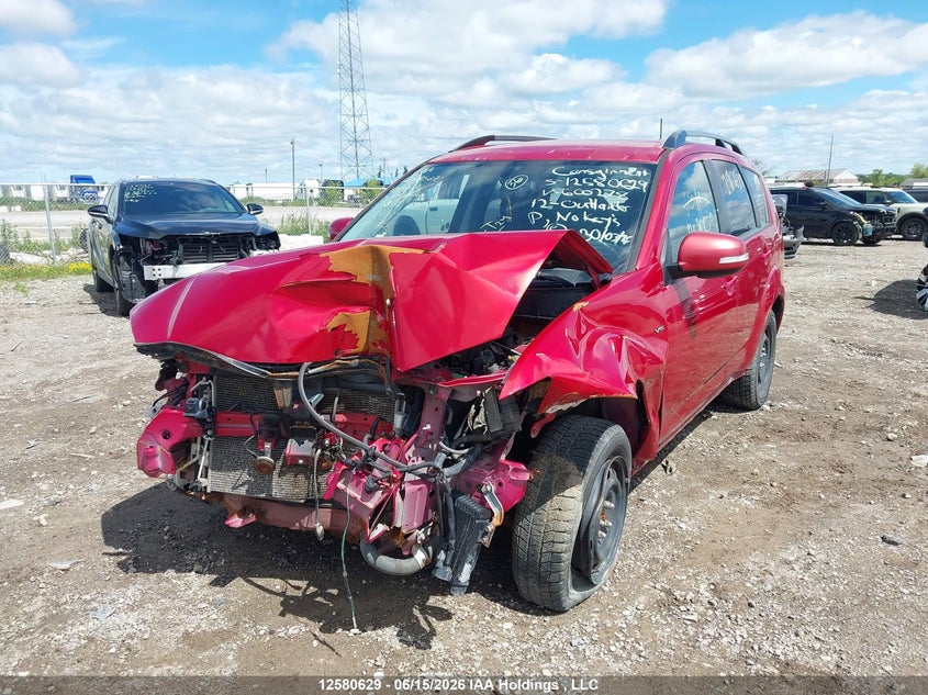 2012 Mitsubishi Outlander, Удар спереду, IAAI, VIN JA4JT3AX8CU600278 — фото 2
