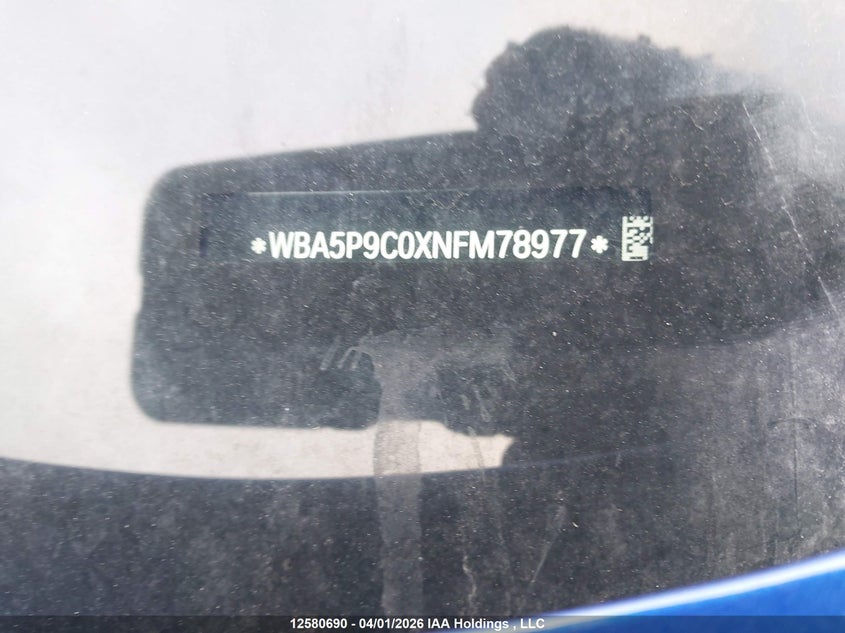 2022 BMW 330E xDrive VIN: WBA5P9C0XNFM78977 Lot: 12580690