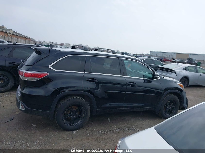 2014 Toyota Highlander Limited VIN: 5TDDKRFH8ES060030 Lot: 12580949