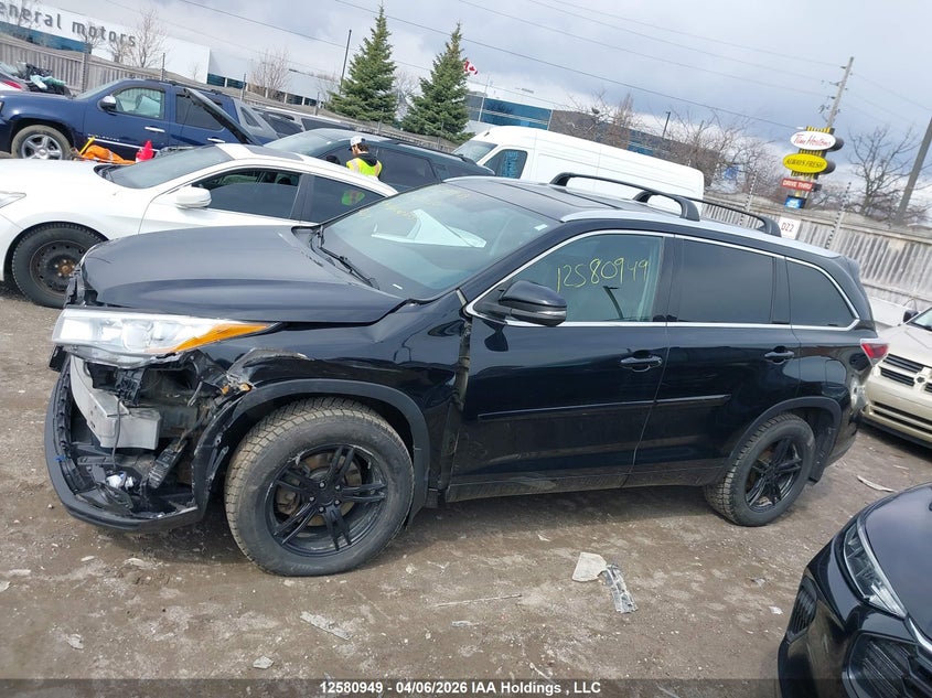 2014 Toyota Highlander Limited VIN: 5TDDKRFH8ES060030 Lot: 12580949