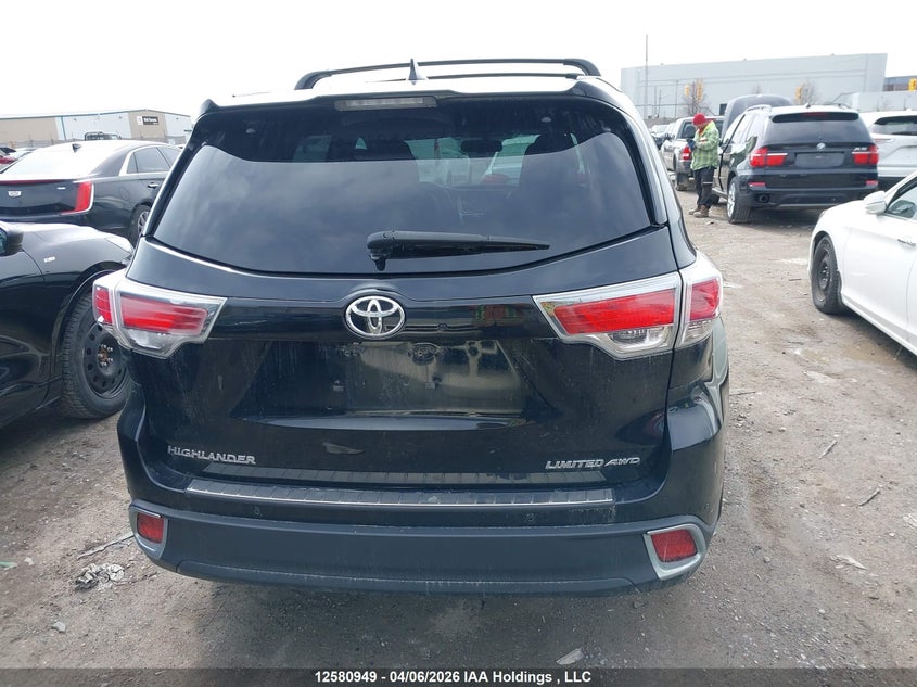 2014 Toyota Highlander Limited VIN: 5TDDKRFH8ES060030 Lot: 12580949