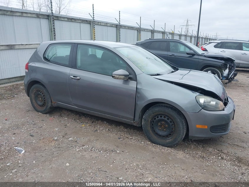 2010 Volkswagen Golf 2.5L Sportline/2.5L Trendline VIN: WVWBA7AJ3AW119018 Lot: 12580964