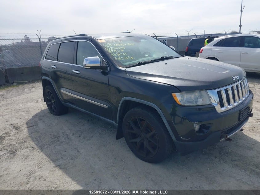1J4RR6GT4BC517944 2011 Jeep Grand Cherokee Overland auction photo 1