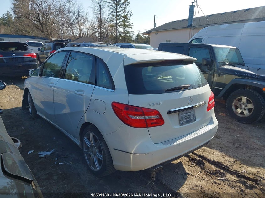 2013 Mercedes-Benz B250 VIN: WDDMH4EBXDJ164034 Lot: 12581139