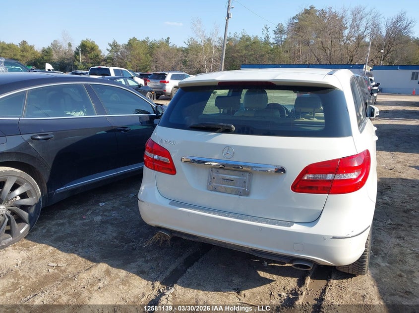 2013 Mercedes-Benz B250 VIN: WDDMH4EBXDJ164034 Lot: 12581139