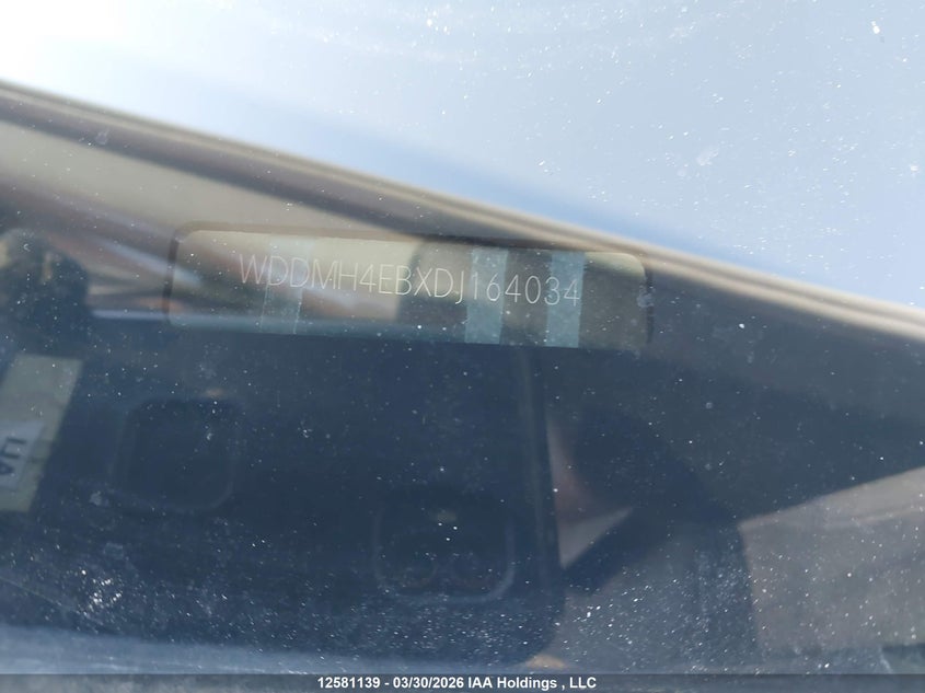 2013 Mercedes-Benz B250 VIN: WDDMH4EBXDJ164034 Lot: 12581139