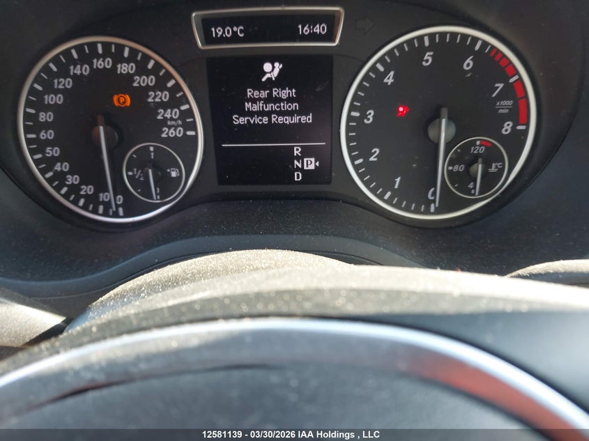 2013 Mercedes-Benz B250 VIN: WDDMH4EBXDJ164034 Lot: 12581139