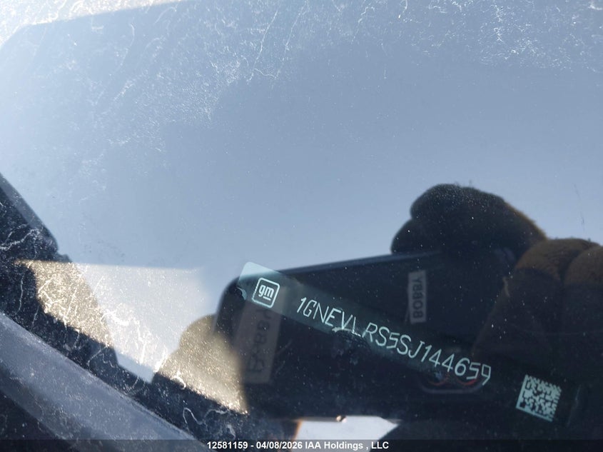 2025 Chevrolet Traverse Rs VIN: 1GNEVLRS5SJ144659 Lot: 12581159