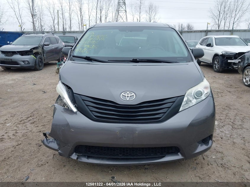 2015 Toyota Sienna VIN: 5TDZK3DC3FS620113 Lot: 12581322