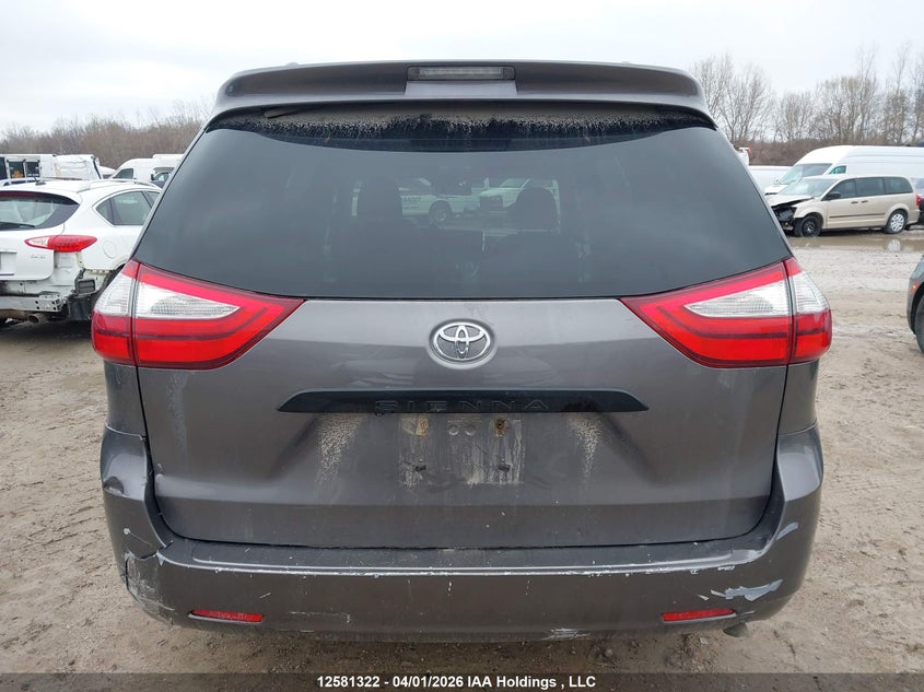 2015 Toyota Sienna VIN: 5TDZK3DC3FS620113 Lot: 12581322