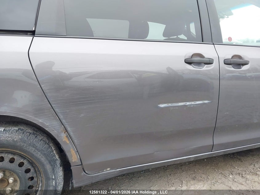 2015 Toyota Sienna VIN: 5TDZK3DC3FS620113 Lot: 12581322