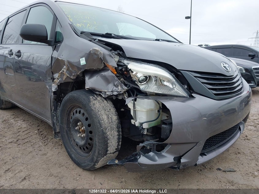 2015 Toyota Sienna VIN: 5TDZK3DC3FS620113 Lot: 12581322
