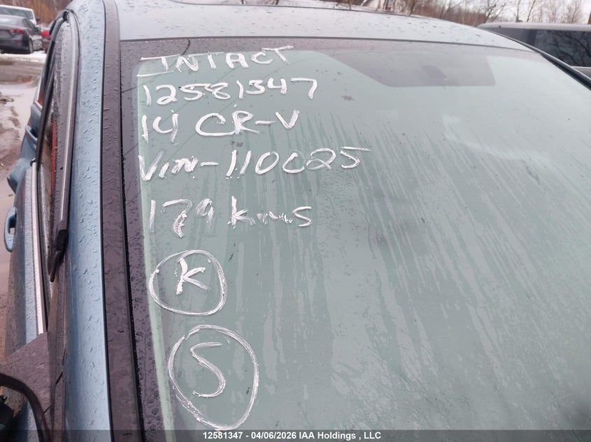 2014 Honda Cr-V Exl VIN: 2HKRM4H77EH110025 Lot: 12581347