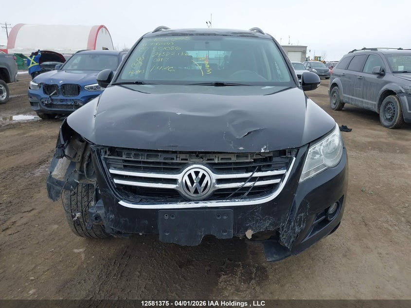 2011 Volkswagen Tiguan 2.0 Tsi Comfortline/2.0 Tsi Highline/2.0 Tsi Trendline VIN: WVGBV7AX1BW531086 Lot: 12581375