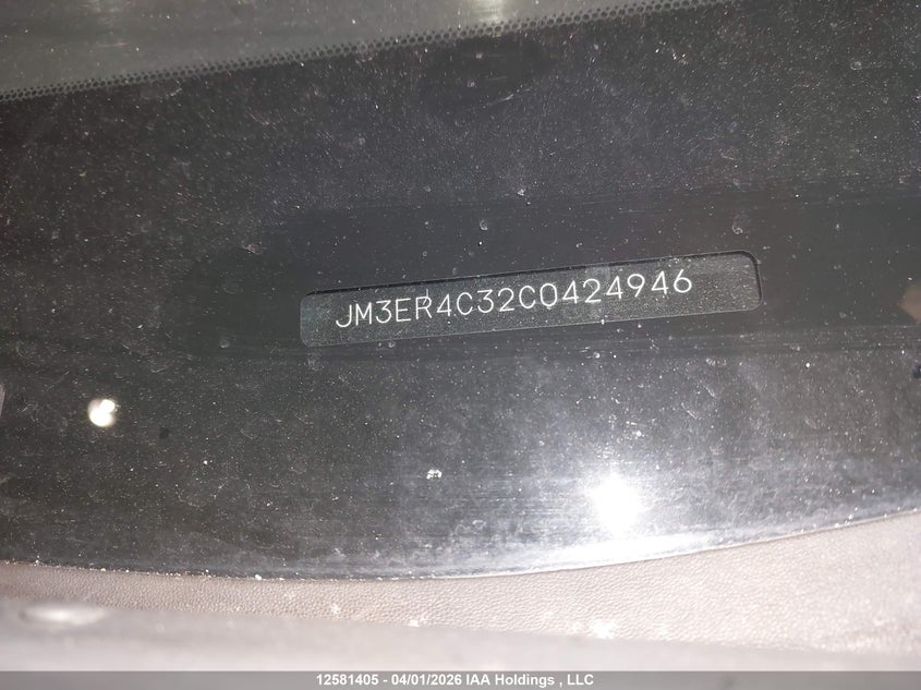 2012 Mazda Cx-7 VIN: JM3ER4C32C0424946 Lot: 12581405