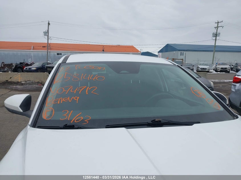 2022 Hyundai Tucson Essential Awd VIN: KM8JBCAEXNU074712 Lot: 12581440