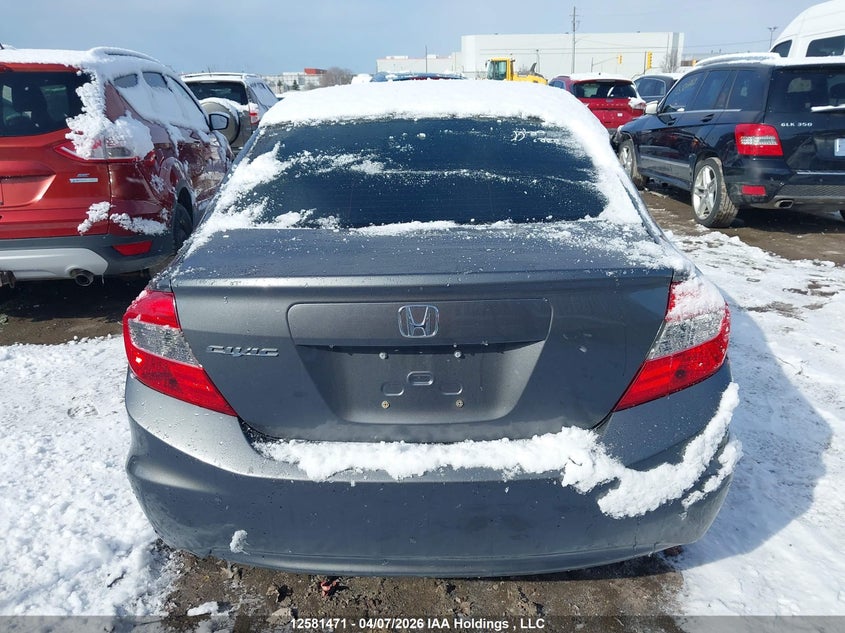 2012 Honda Civic Lx VIN: 2HGFB2F48CH106580 Lot: 12581471