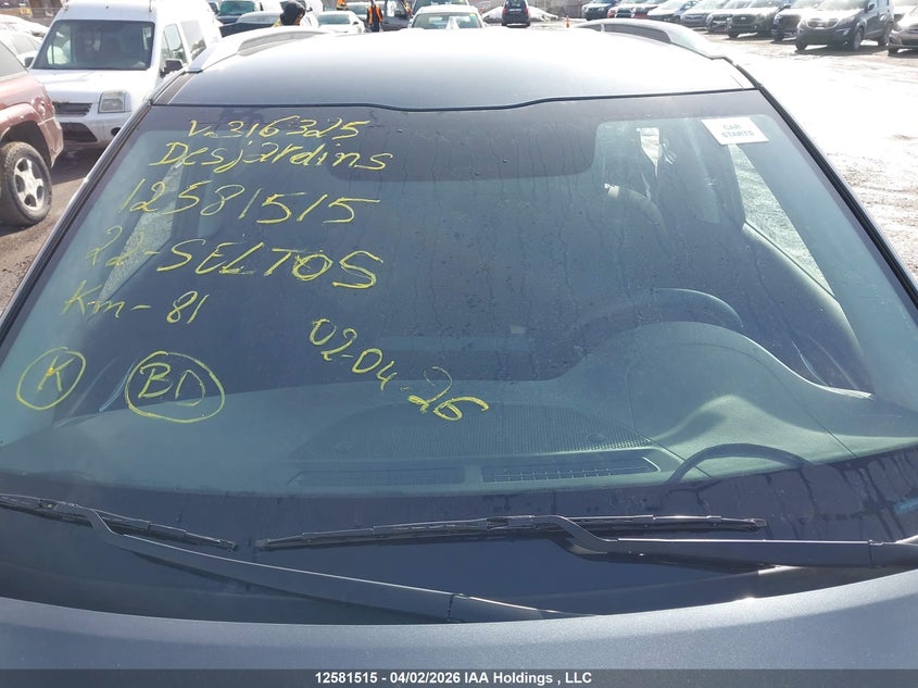 2022 Kia Seltos Lx VIN: KNDEPCAA5N7316325 Lot: 12581515